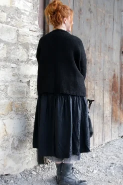 Ewa i Walla Pullover 44991 GURLI in schwarz (black) - superfeine Alpakawolle