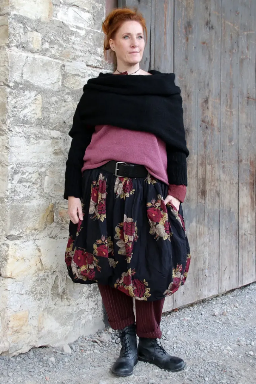 Ewa i Walla Pullunder 33374 GUNDA in himbeerrot (heather) - 80% recycelte Baumwolle