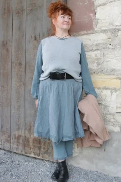 Ewa i Walla Pullunder 33374 GUNDA in hellblau (light blue) - 80% recycelte Baumwolle