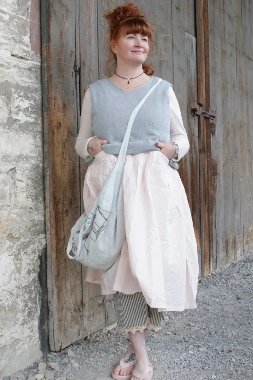 Ewa i Walla Pullunder 33374 GUNDA in hellblau (light blue) - 80% recycelte Baumwolle