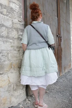 Ewa i Walla Pullunder 33374 GUNDA in hellblau (light blue) - 80% recycelte Baumwolle