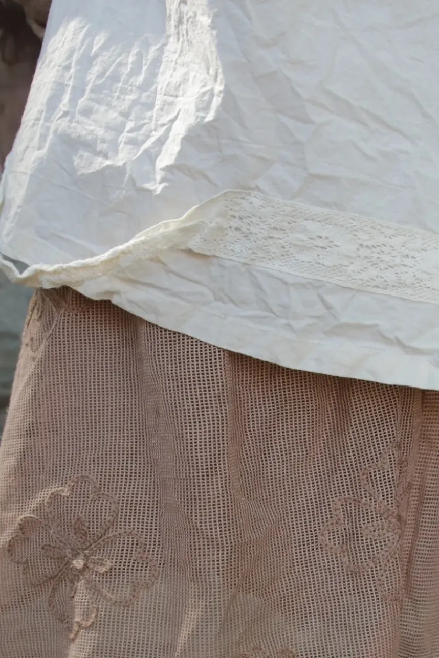 *Ewa i Walla Rock 22237 AILA in cremeweiß (cream) - reine Knitterbaumwolle