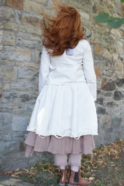 *Ewa i Walla Rock 22237 AILA in cremeweiß (cream) - reine Knitterbaumwolle