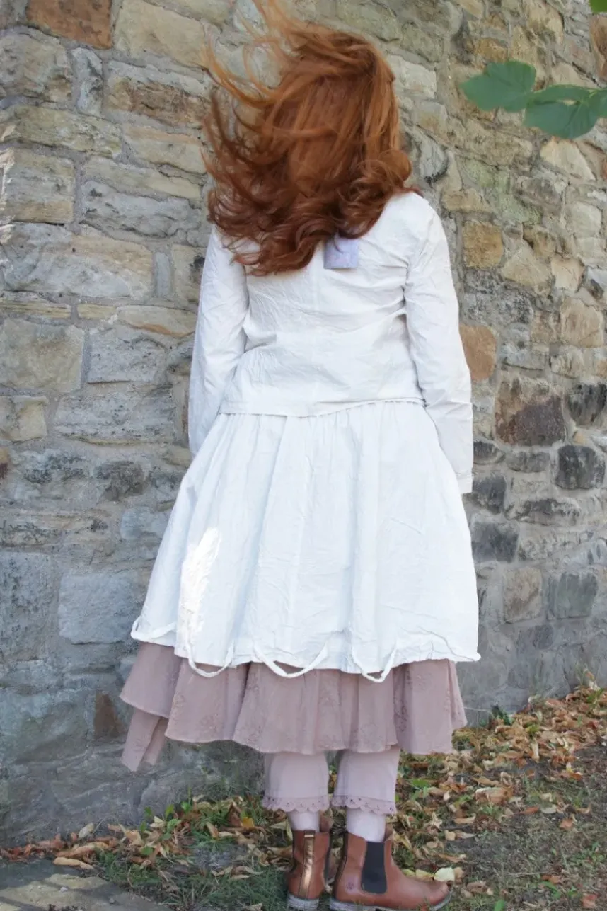 *Ewa i Walla Rock 22237 AILA in cremeweiß (cream) - reine Knitterbaumwolle