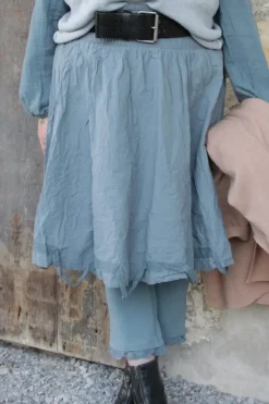 *Ewa i Walla Rock 22237 AILA in graublau (storm blue) - reine Knitterbaumwolle