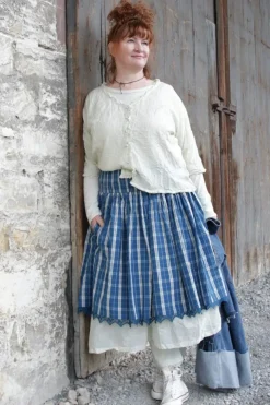 Ewa i Walla Rock 22223 CASANDRA im hellen mint (soft mint) - Organza aus reiner Baumwolle