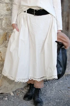 *Ewa i Walla Rock 22239 GITTE in zartem creme (cream) - reine Knitterbaumwolle