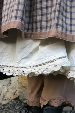 *Ewa i Walla Rock 22239 GITTE in zartem creme (cream) - reine Knitterbaumwolle