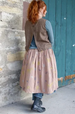 *Ewa i Walla Rock 22255 LILI-ANN in altrose mit feiner Stickerei - reine Winterbaumwolle
