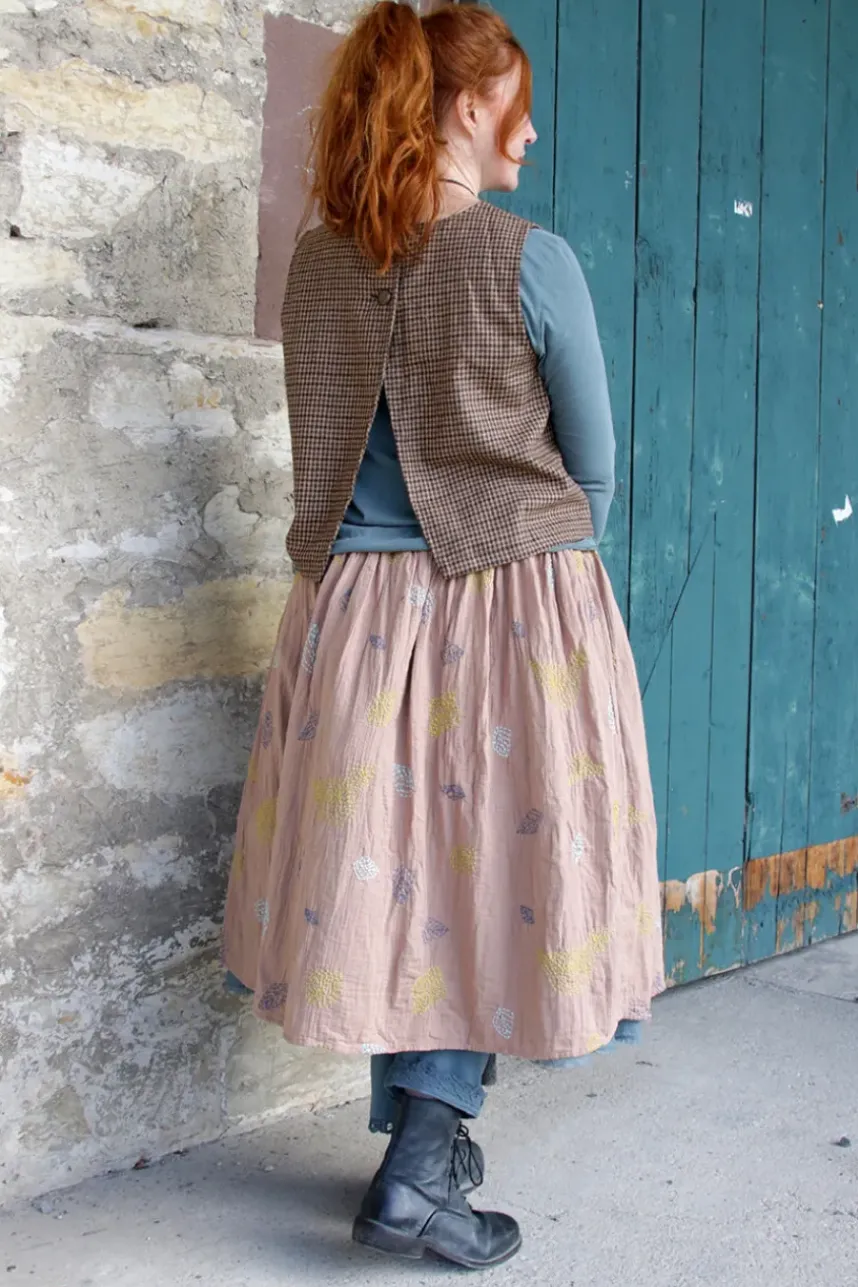 *Ewa i Walla Rock 22255 LILI-ANN in altrose mit feiner Stickerei - reine Winterbaumwolle