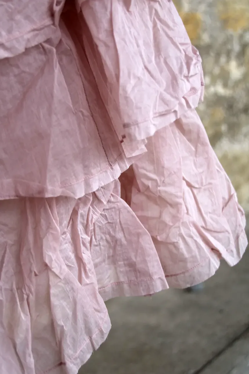 Ewa i Walla Rock TINE 22276 in rose (pale mauve) - Hard Voile aus reiner Baumwolle