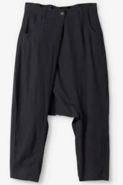Ewa i Walla Sarouel-Hose 11409 MAJVI in schwarz (black) - softes Leinen