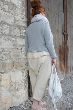 Ewa i Walla Sarouel-Hose 11409 MAJVI in cremeweiss (bone white) - softes Leinen