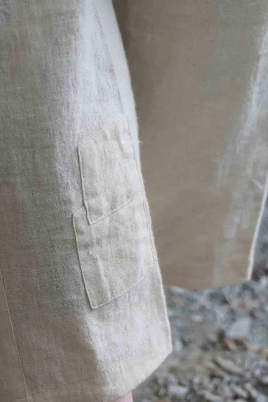 Ewa i Walla Sarouel-Hose 11409 MAJVI in cremeweiss (bone white) - softes Leinen