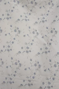Ewa i Walla Schal 77493 in creme mit Flowerprint - kuscheliger Flanell aus reiner Baumwolle