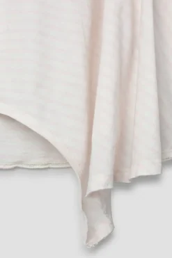 Ewa i Walla Shirt 44975 ELSA in creme mit Ringel in rosa (pink striped jersey) - softer Jersey