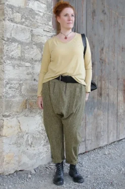 *Ewa i Walla Shirt 44984 GINGER im hellen lemon (ecru) - softes Jersey