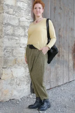 *Ewa i Walla Shirt 44984 GINGER im hellen lemon (ecru) - softes Jersey