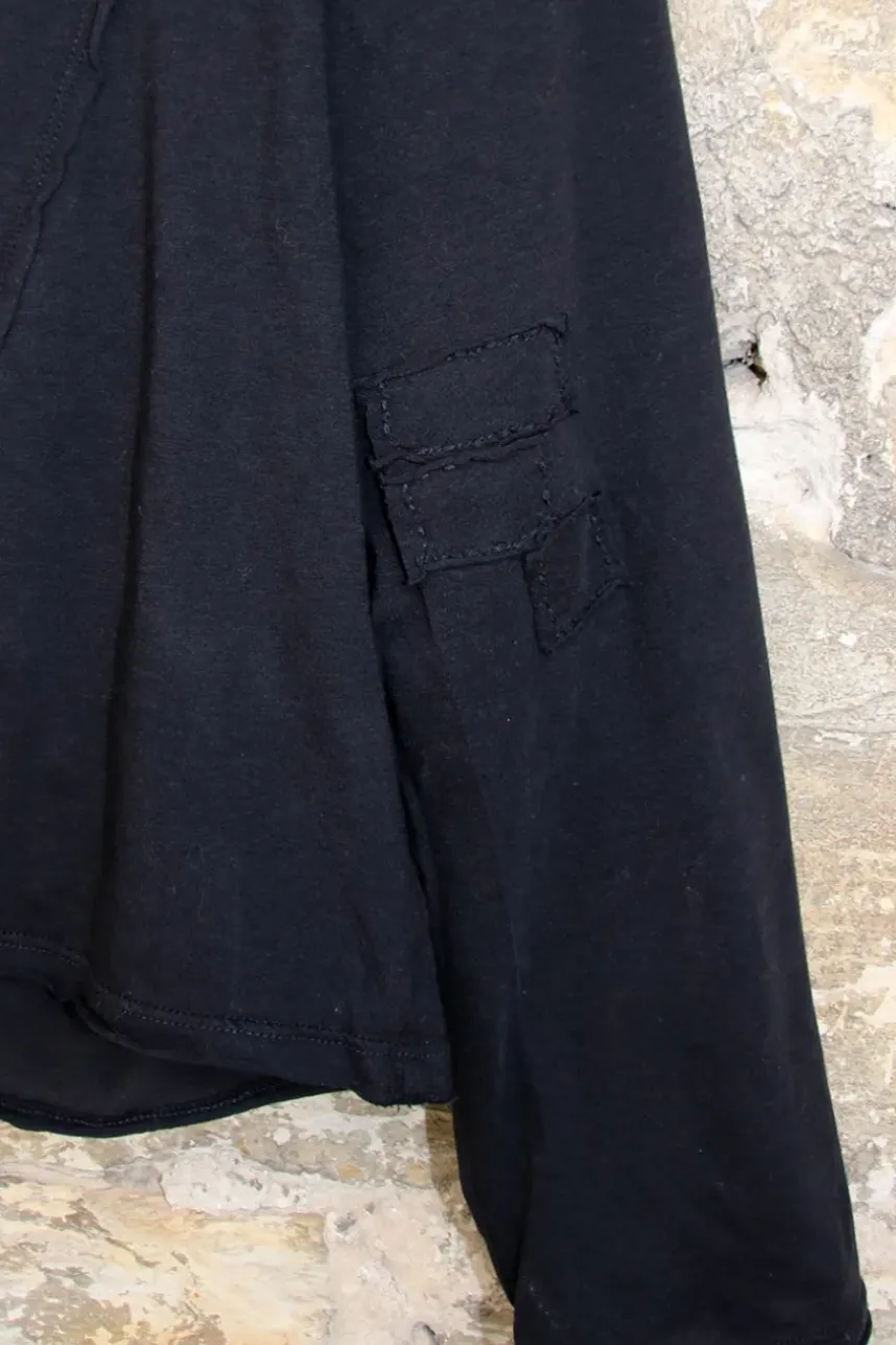 *Ewa i Walla Shirt 44987 GISELA in schwarz (black) - softer Jersey aus reiner Baumwolle