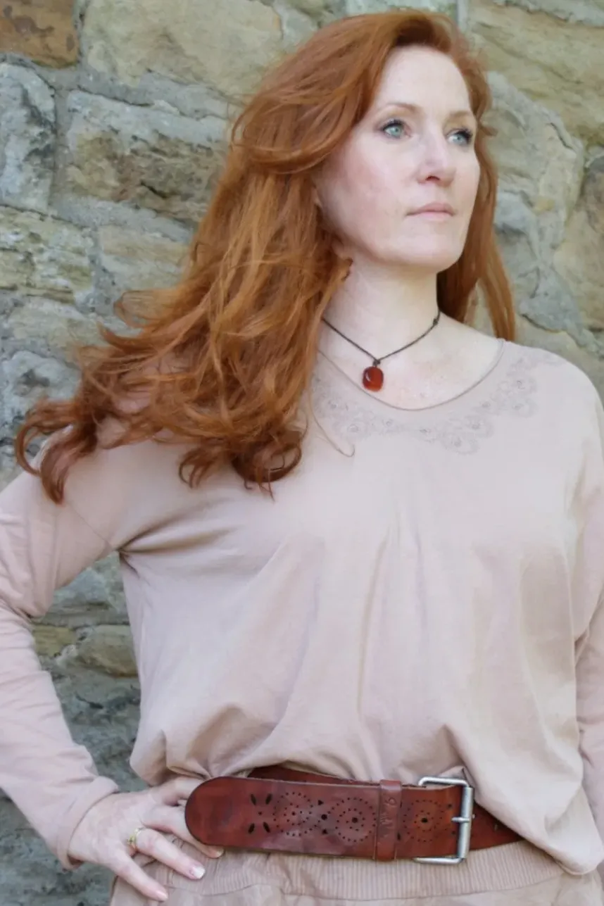 *Ewa i Walla Shirt 44985 GYRID in altrose (taupe) - Jersey aus reiner Baumwolle