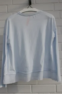 Ewa i Walla Shirt 44977 LYDIA in pastellblau (ice blue) - softer Jersey aus reiner Baumwolle