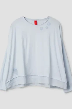 Ewa i Walla Shirt 44977 LYDIA in pastellblau (ice blue) - softer Jersey aus reiner Baumwolle