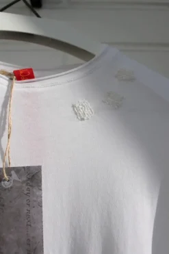Ewa i Walla Shirt 44977 LYDIA in weiss (white) - softer Jersey aus reiner Baumwolle