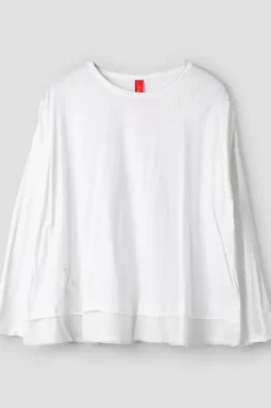 Ewa i Walla Shirt 44977 LYDIA in weiss (white) - softer Jersey aus reiner Baumwolle