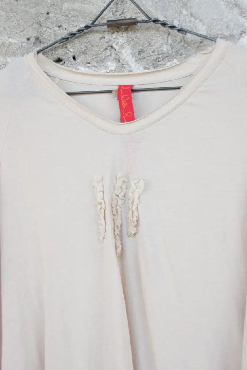Ewa i Walla Shirt 44861 SALLY in ivory/creme - reiner Jersey