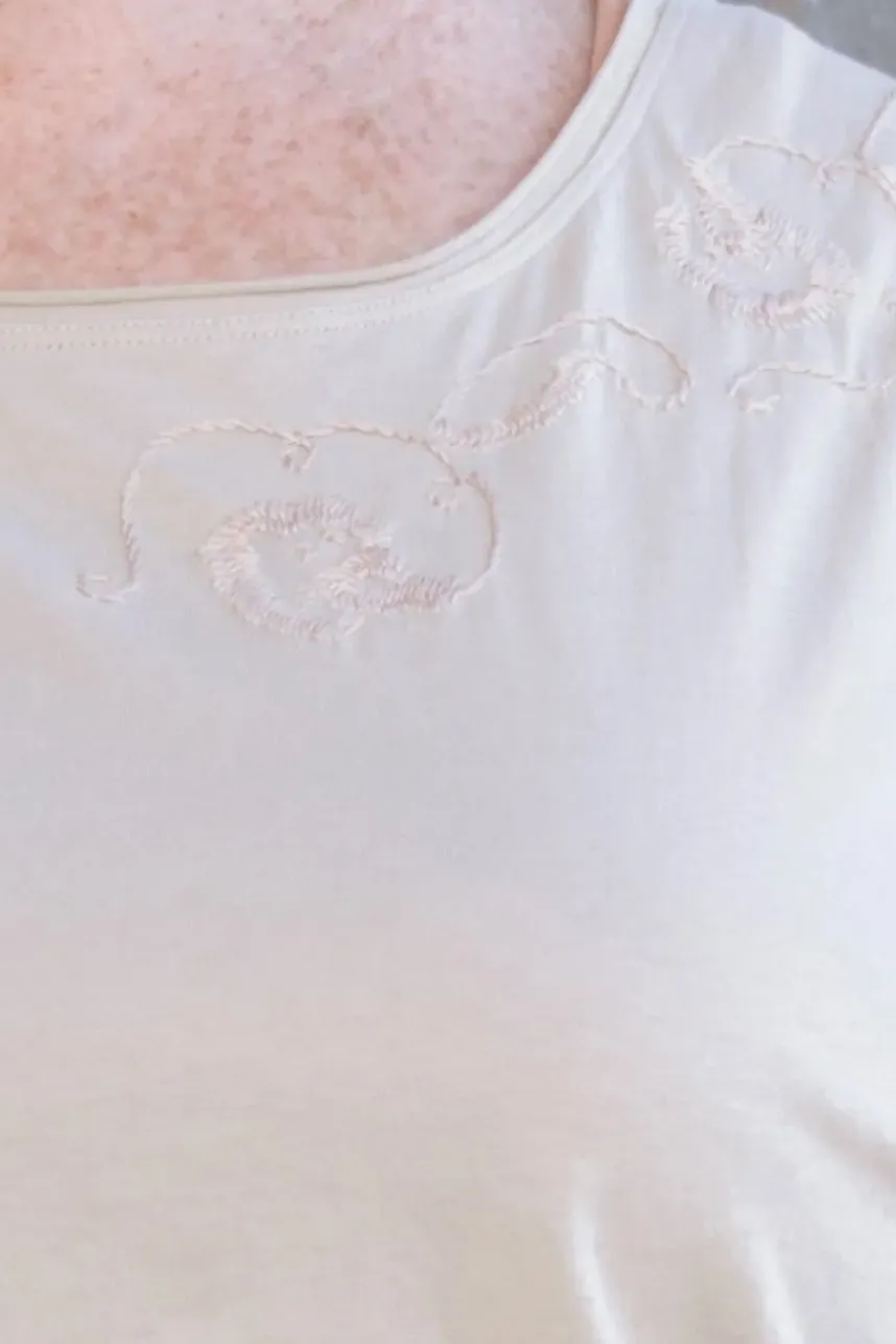 Ewa i Walla Shirt 44943 TYRA in sand/natur (pearl) - Jersey aus reiner Baumwolle