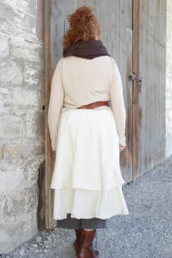 Ewa i Walla Shirt 44943 TYRA in sand/natur (pearl) - Jersey aus reiner Baumwolle