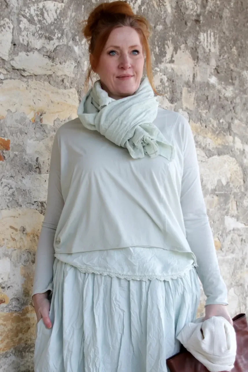 Ewa i Walla Shirt ZITA 44146 in zartem mint (soft jade) - softes Jersey aus reiner Baumwolle
