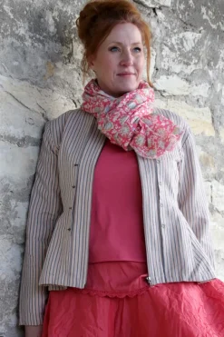 Ewa i Walla Shirt ZITA 44146 in korallenrot (cerise) - softes Jersey aus reiner Baumwolle