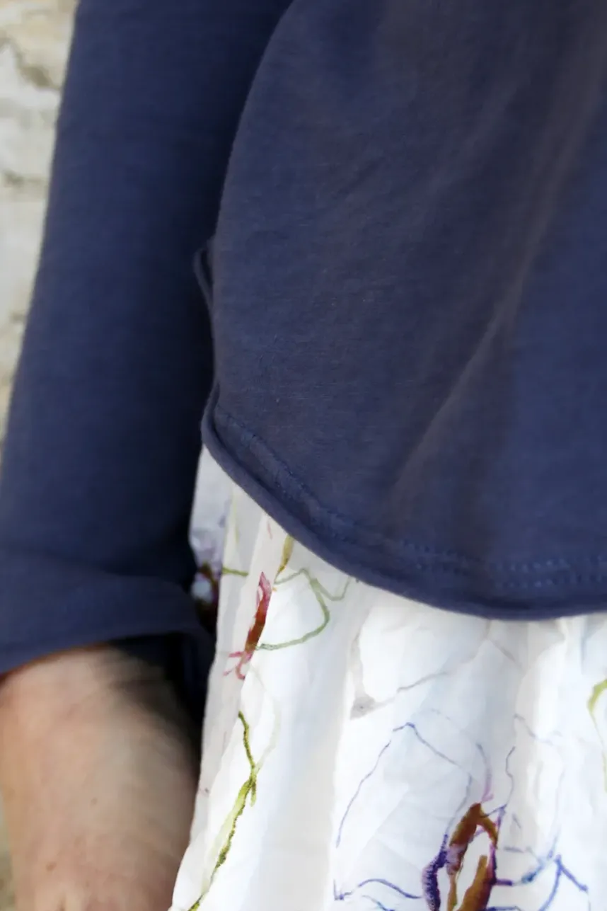 Ewa i Walla Shirt ZITA 44146 in blau (blue) - softes Jersey aus reiner Baumwolle