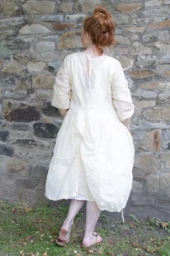 Ewa i Walla SUMMER SPECIALS Kleid 55911 KRISTEL in natur - Organza aus reiner Baumwolle
