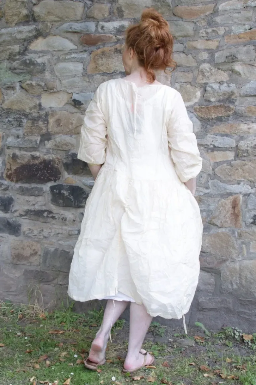 Ewa i Walla SUMMER SPECIALS Kleid 55911 KRISTEL in natur - Organza aus reiner Baumwolle