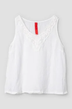 Ewa i Walla Top 33361 MISA in reinweiss (white) - Sushi Voile aus Viskose & Baumwolle
