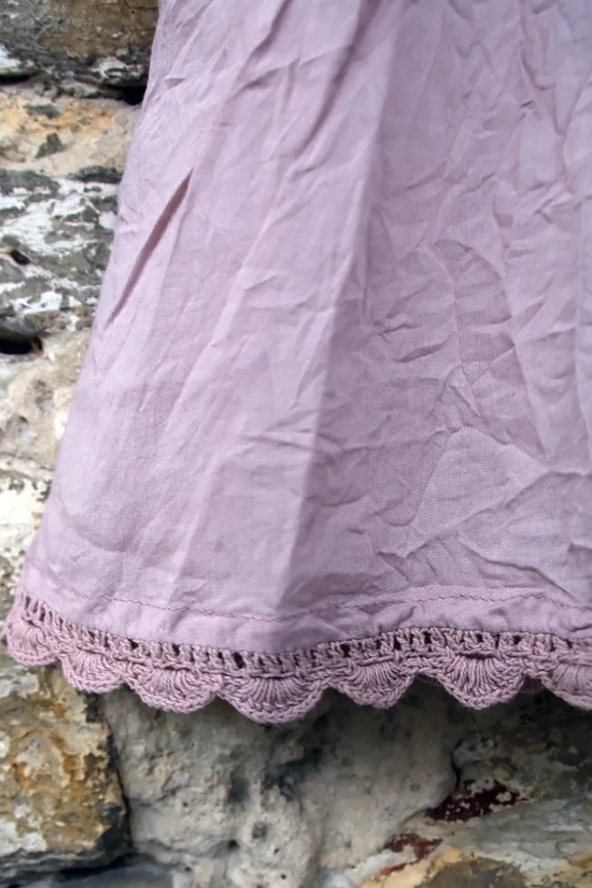 Ewa i Walla Top NORA 33398 in rose (pale mauve) - reine Viskose