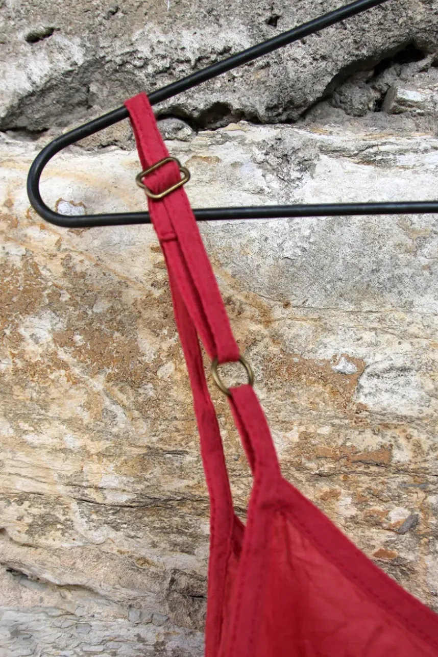 Ewa i Walla Top NORA 33398 in korallenrot (cerise) - reine Viskose