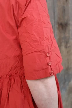 Ewa i Walla Tunika 44953 AGDA in rosenrot (rose) - reine Knitterbaumwolle