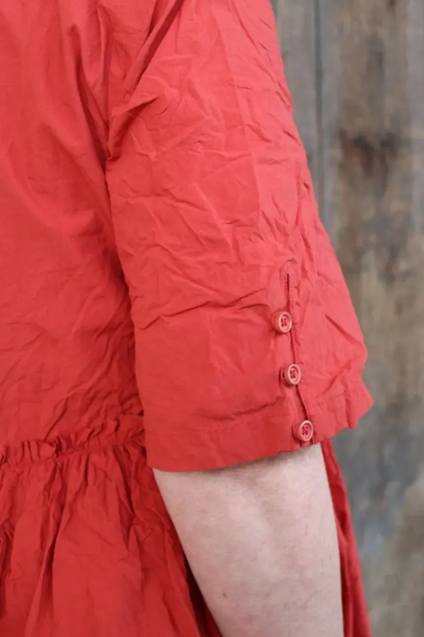 Ewa i Walla Tunika 44953 AGDA in rosenrot (rose) - reine Knitterbaumwolle