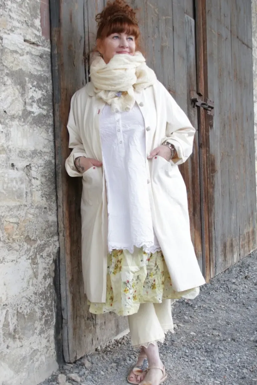 Ewa i Walla Tunika 44952 AUGUSTA in weiss (white) - reine Knitterbaumwolle