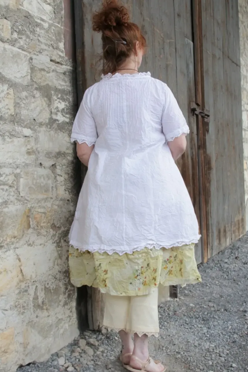 Ewa i Walla Tunika 44952 AUGUSTA in weiss (white) - reine Knitterbaumwolle