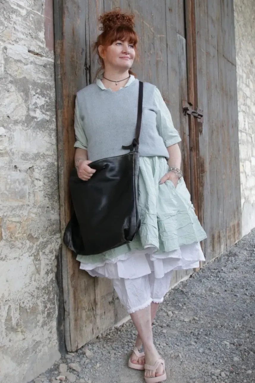 Ewa i Walla Tunika 33360 JILL in weiss (white) - softer Jersey & Knitterbaumwolle