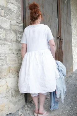 Ewa i Walla Tunika 33360 JILL in weiss (white) - softer Jersey & Knitterbaumwolle
