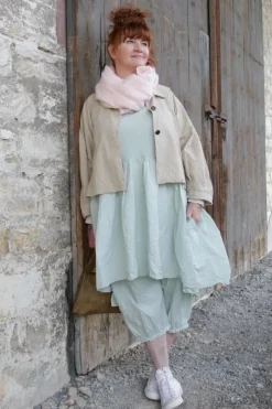 Ewa i Walla Tunika 33360 JILL in mintgrün (mint) - softer Jersey & Knitterbaumwolle