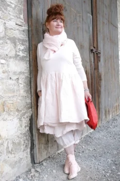Ewa i Walla Tunika 33360 JILL in rosa (pink) - softer Jersey & Knitterbaumwolle