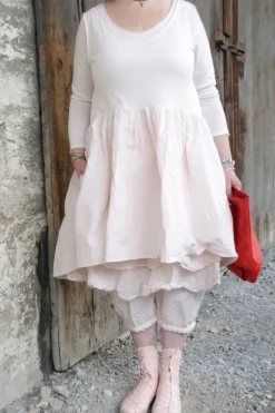 Ewa i Walla Tunika 33360 JILL in rosa (pink) - softer Jersey & Knitterbaumwolle