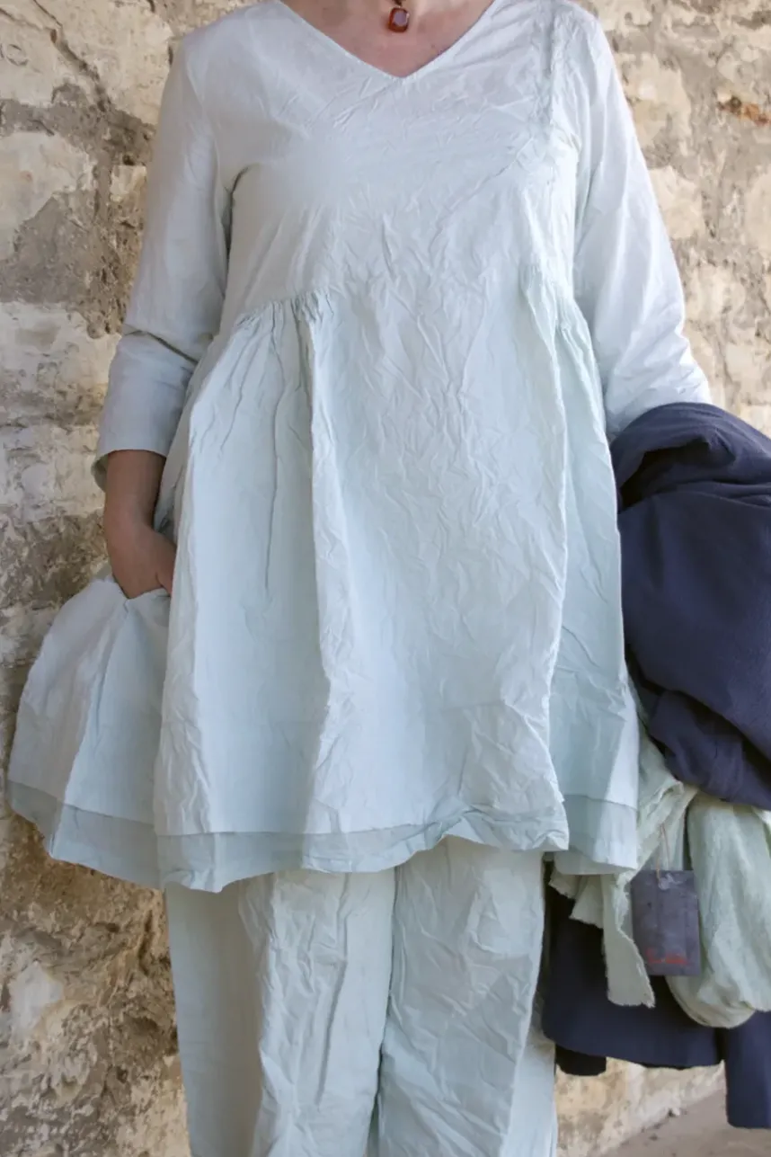 Ewa i Walla Tunika MADICKEN 44129 in zartem mint (soft jade) - reine Kitterbaumwolle