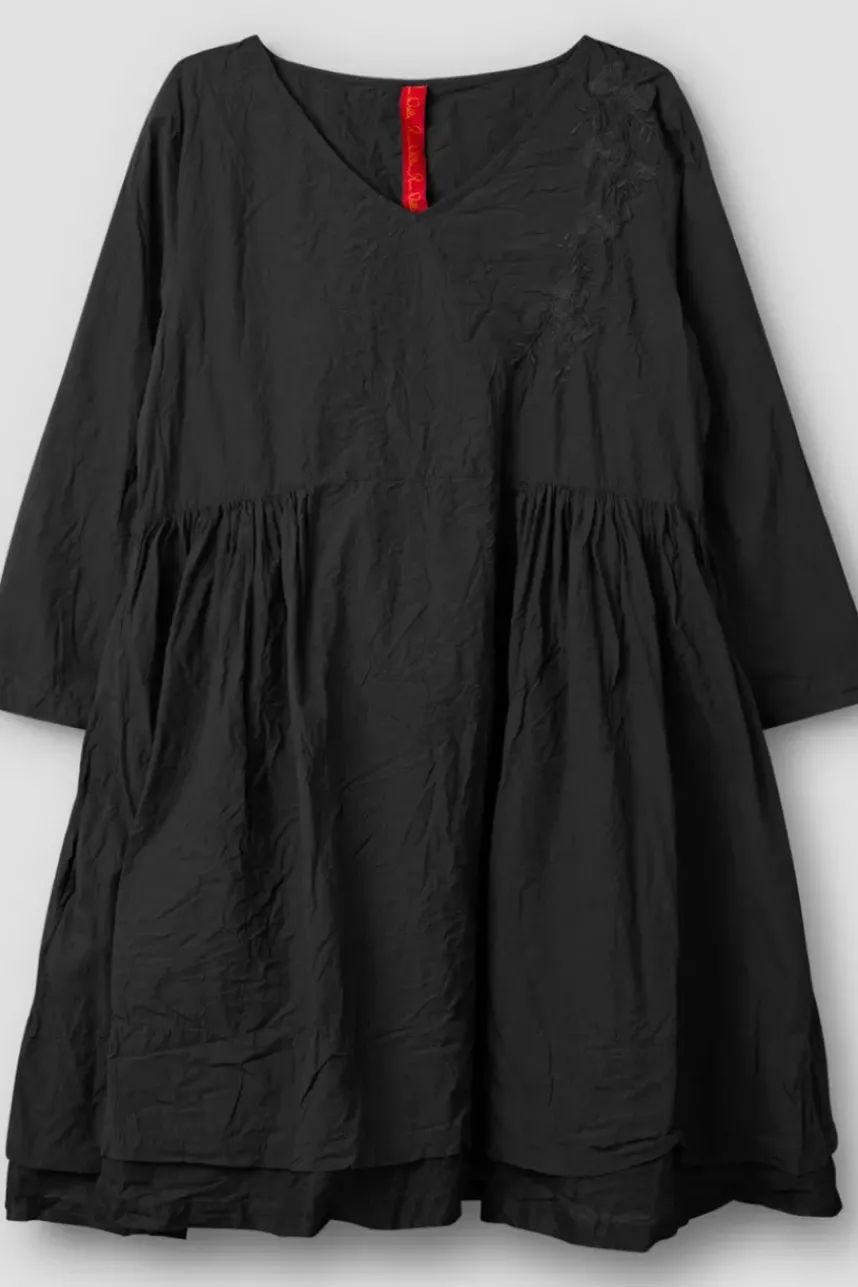 Ewa i Walla Tunika MADICKEN 44129 in schwarz (black)- reine Kitterbaumwolle